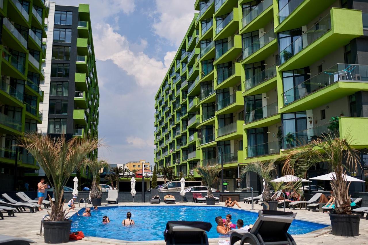 San Francisco Aparthotel Pool & Spa Mamaia Nord Navodari Dış mekan fotoğraf